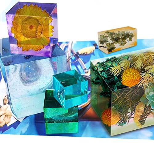 8 Pcs Cube Cuboid Resin Moulds - Image 3