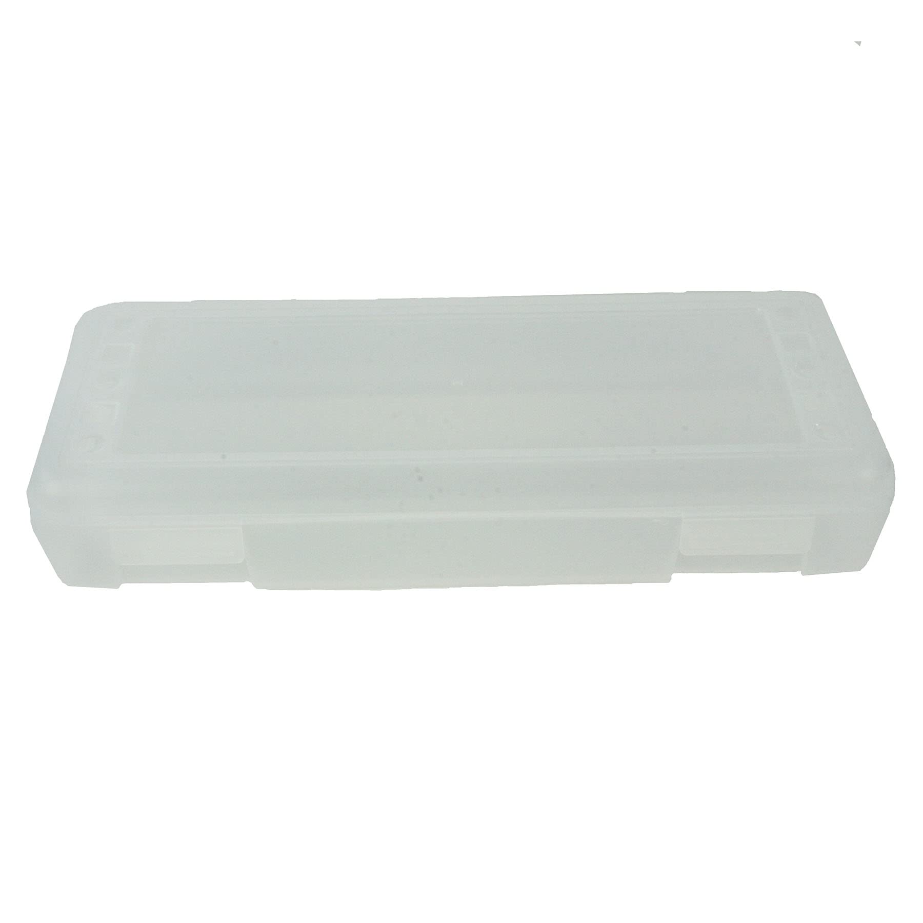 Boîte pour règles Romanoff transparente en plastique rigide pour rangement de bureau