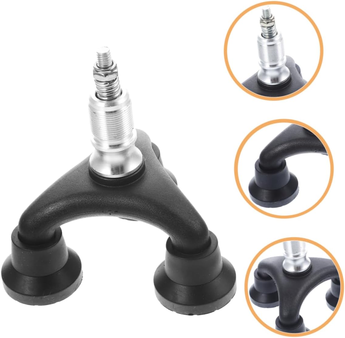 2Pcs Non Slip Plastic Cane Tips for Walking Sticks Durable Crutch Feet Replacement Accessories Fit for Various Cane Types Enhances Comfort Prolongs Lifespan