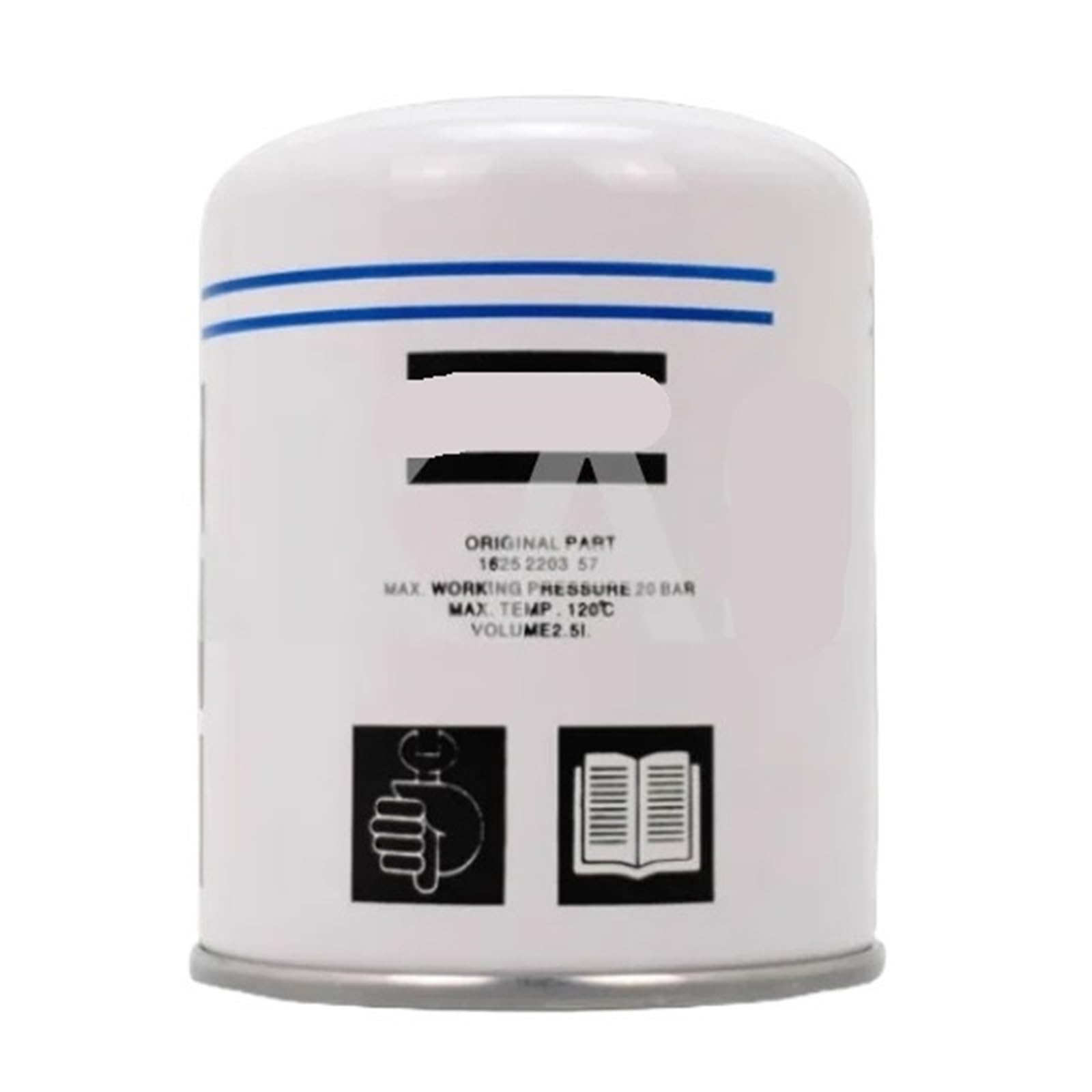 ELZNSQQK 1625220357 Screw Air Compressor GA11 + P Oil and Gas Separator