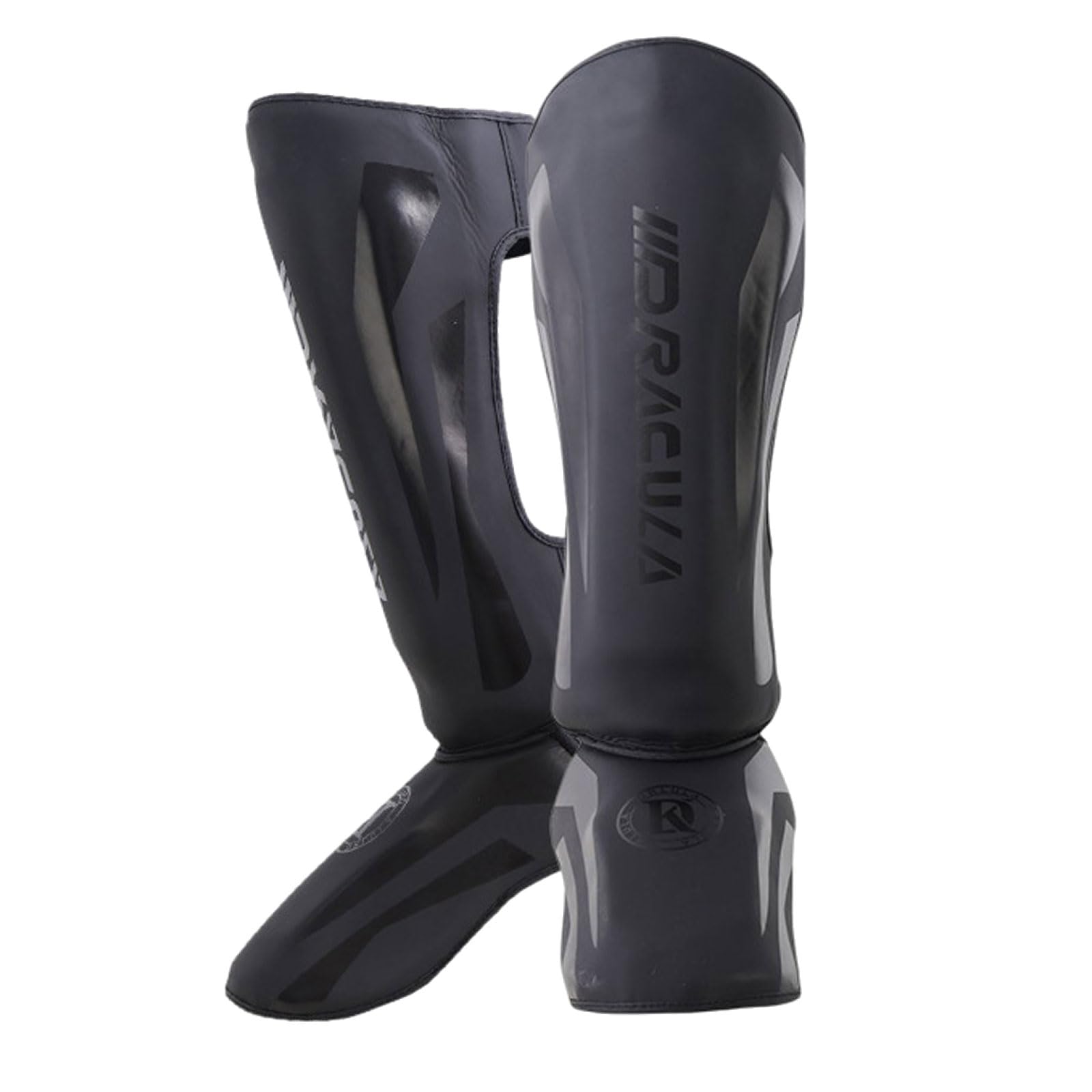 Paratibia per Muay Thai Allenament,Paratibia Kick Boxing,Paratibie Muay Thai,PU Pelle Muay Thai Protezione,Leggere,per Le Gambe,er Le Arti Marziali,Sparring,Kickboxing,Karatè