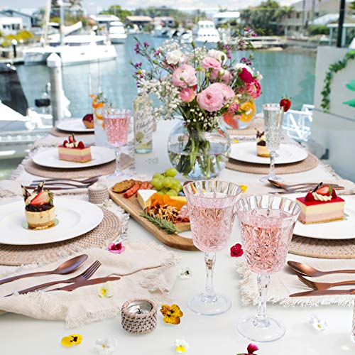 Bellaforte Shatterproof Tritan Wine Glass, Set Of 4, 10Oz - Myrtle Beach Plastic Wine Glasses - Unbreakable Wine Goblets For Indoor And Outdoor Use - Bpa Free - Dishwasher Safe - Clear #TOP5