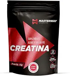 Masterway Suplementos - Creatina 100% Pura Pote 1kg