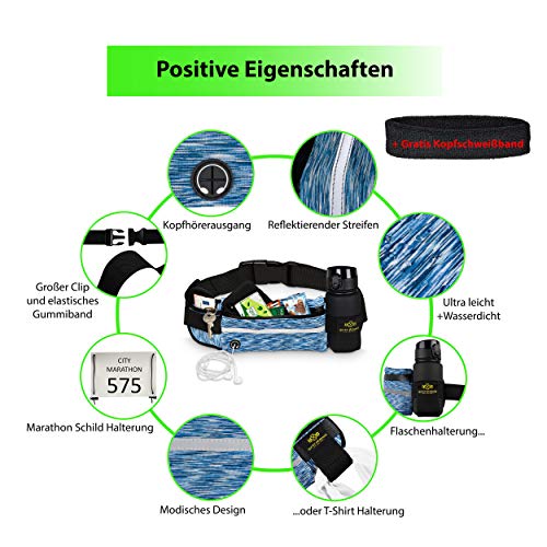 Trinkgürtel Lucky Humans für Sport und Freizeitaktivitäten