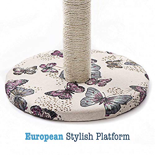 OMNII FAST ARRANHADOR PARA GATOS - MODELO POSTE DE SISAL COM BRINQUEDO (48,5 cm DE ALTURA)