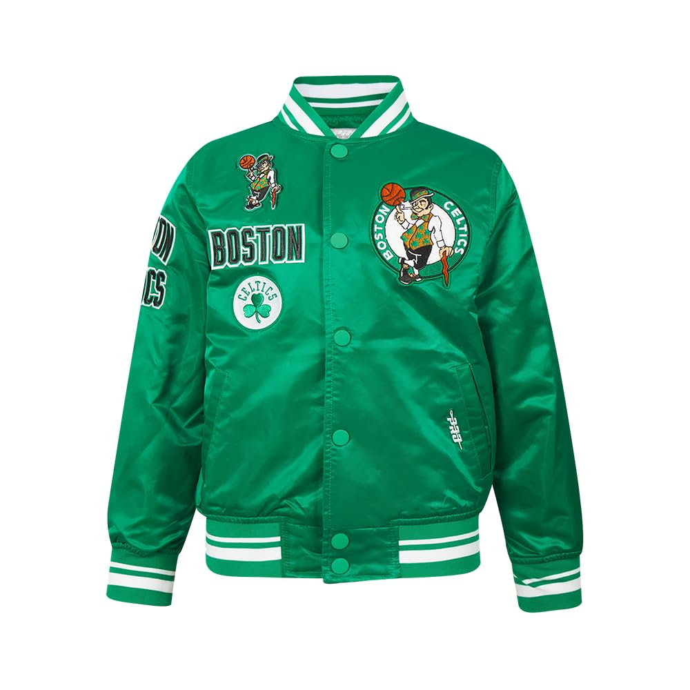 Pro Standard Big Boys NBA Boston Celtics Retro Classics Satin Jacket Kelly Green S