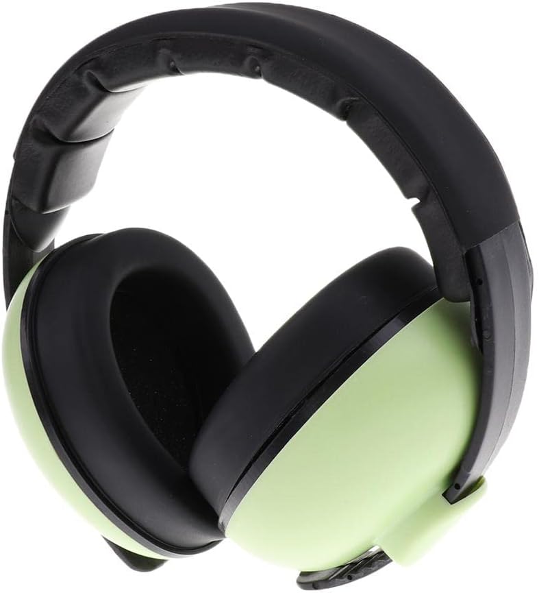 Baby Earmuffs Infant Hearing ion - Adjustable Noise Reduction Headphones for Kids Ages 0-3 Years - Soft Comfortable Ear Defenders for Babies Infants - Special Needs Noise - Green
