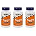 NOW Taurine 500mg, 100 Capsules (Pack of 3)