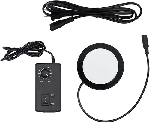 Accesorios de microscopio de laboratorio Anillo ajustable Fuente de luz inferior LED Microscopio Retroiluminación Lámpara iluminadora para industria