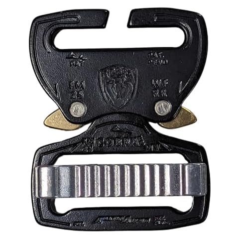 AUSTRIALPIN COBRA FM Retrofit Backpack Bag Aluminium Adjustable Field Repair Buckle (Black, 20 mm (3/4")) Cover