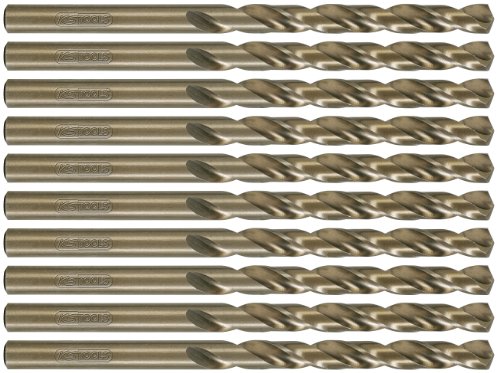 Ks Tools HSS-G 9.7mm Co 5 Twist Drill (10 Pieces)