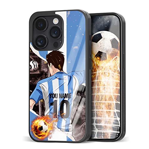 Custom Phone Cases Name & Number Jersey VS Flag Design for iPhone 6 7 8 11 12 13 14 15 16 17 Pro Max Plus Mini Xr Xs SE for Samsung S20 S21 S22 S23 S24 S25 Ultra Plus FE for Pixel 4 5 6 7 (Argentina)