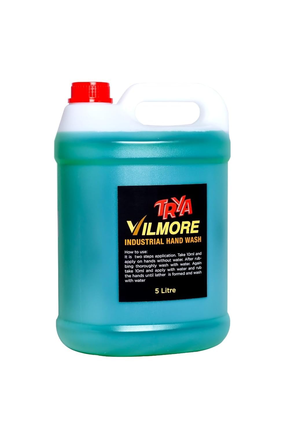 Trya Vilmore Industrial Hand Wash Liquid for Heavy Duty Dirt & Grease Removal | Powerful Cleaning with Skin-Safe Formula | Suitable for Factories, Workshops & Commercial Use | 5 Litre-image-4