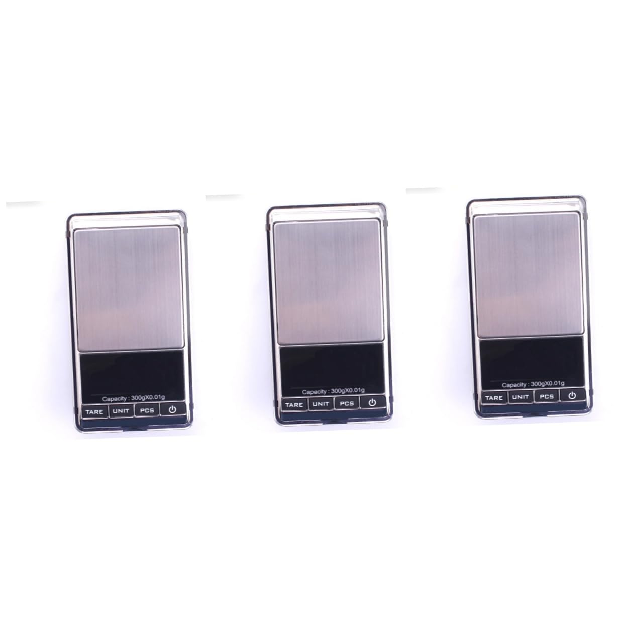 ABOOFAN 3 Stücke Elektronische Taschenwaage Für Schmuck 300g 0 01g Auflösung Tragbare Grammwaage Hintergrundbeleuchtung Lcd