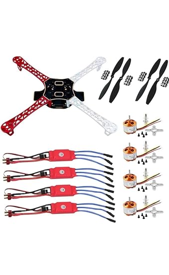 F450 Quadcopter Frame Kit with A2212 KV1000 Brushless Motor and 4 30A ESC and 2 Pair 1045 Propeller