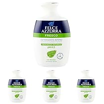 Felce Azzurra – Detergente Intimo Fresco al Mentolo per Igiene Intima Quotidiana Ph 4.5, Sapone Intimo Delicato Elimina Cattivi Odori, Ginecologicamente Testato Dona Freschezza Naturale a Lungo, 250ml
