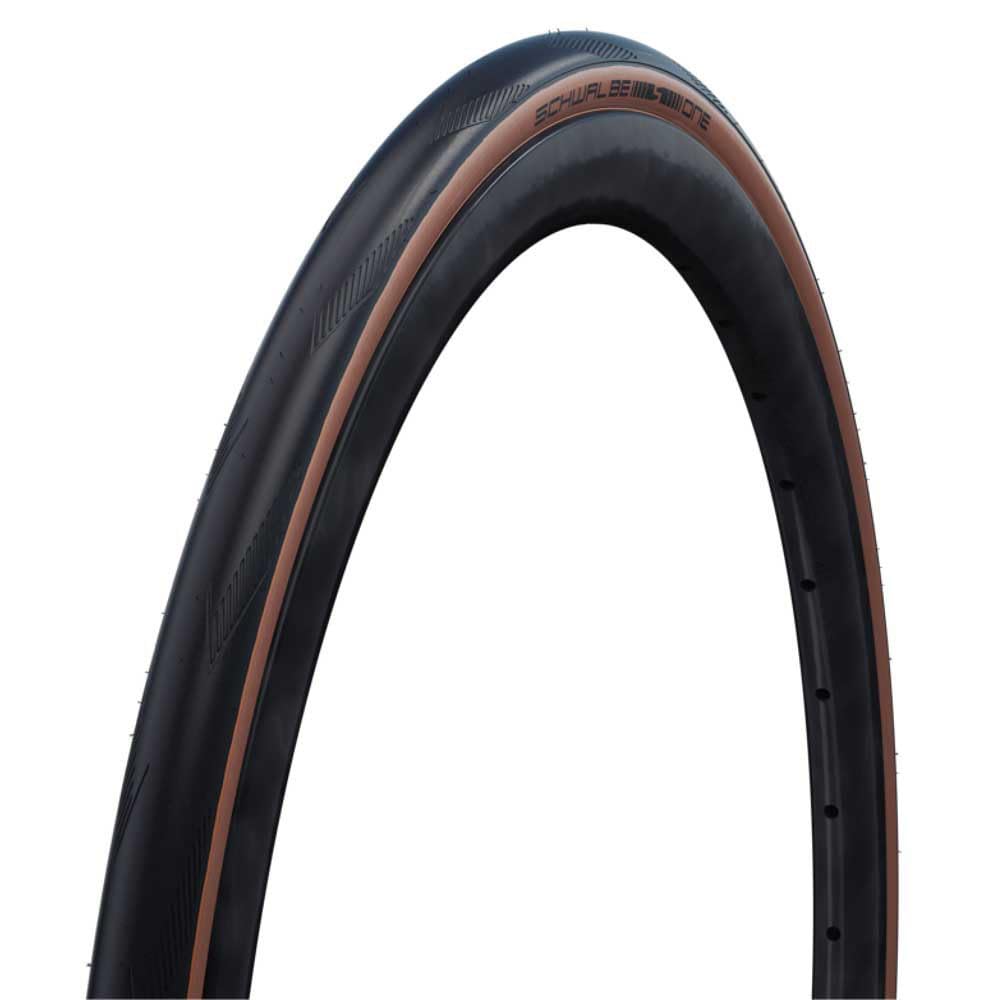 Schwalbe One TLE All Round Road Race Bike Tyre 700 x 30 Folding - Brown 700x30c