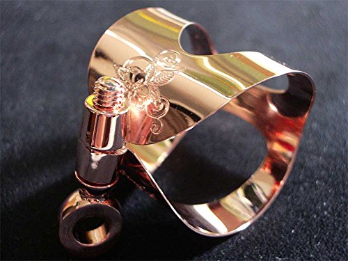 ブルズアイ　ルージュHOT ピンクゴールド　エスクラリネット用リガチャー 518iqH9twjL.jpg