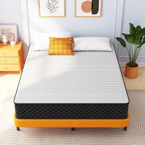 Image of Swbvs Full Size Mattress, 12 Inch Hybrid Full Mattress with Gel Memory Foam