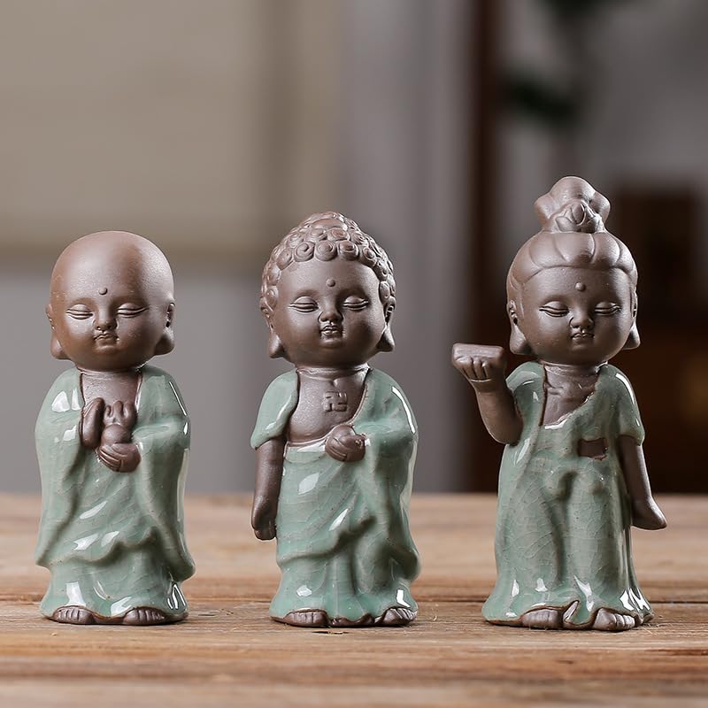 Statues faites à la main tea pet kung fu pour table basse - 6