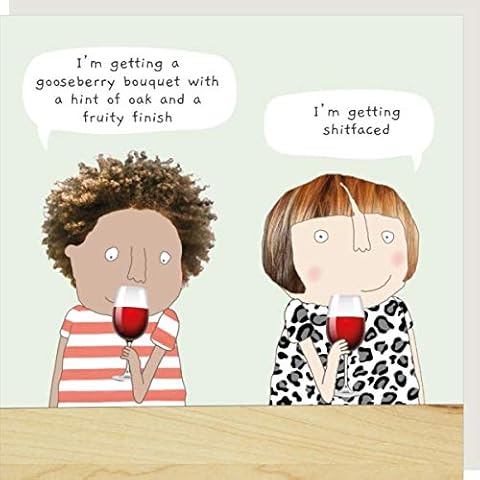 Wine Tasting Getting Sh*tfaced Birthday Card Cover