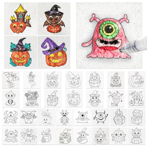 Tarjetas de espuma blanca AmazingSpark de 3x3, papel de textura mágica para pintar sin ondular 2