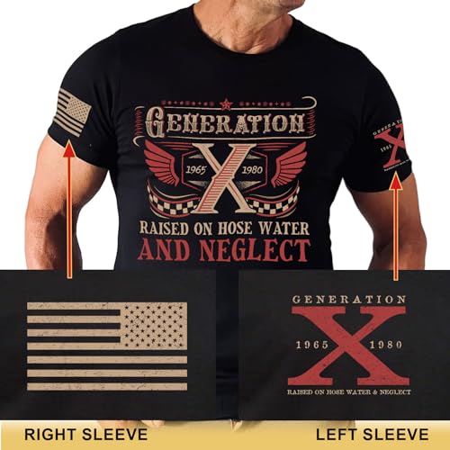 Gen X Shirts for Men, Generation X Tee Shirt, Gen X Raised On Hose Water and Neglect Shirt, Gen X T Shirt Women 14