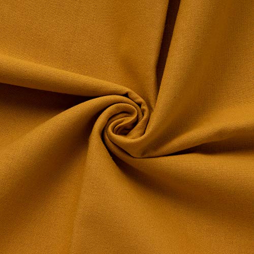 KIYOHARA シーチング 生地 約89cm×1mカット Col.535 イエロー系 #6200C-1