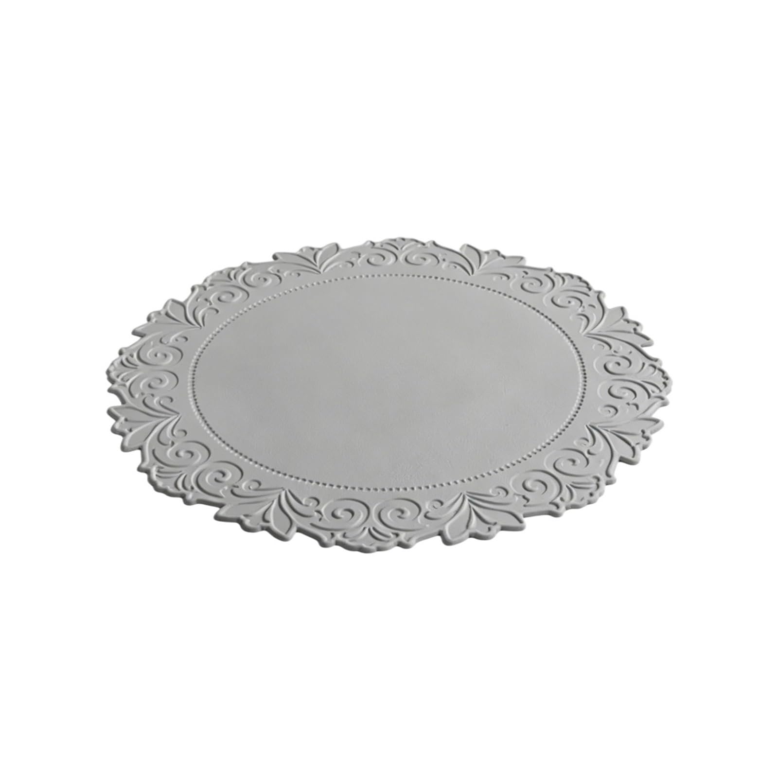 Tapis de table isolation thermique au design argenté raffiné
