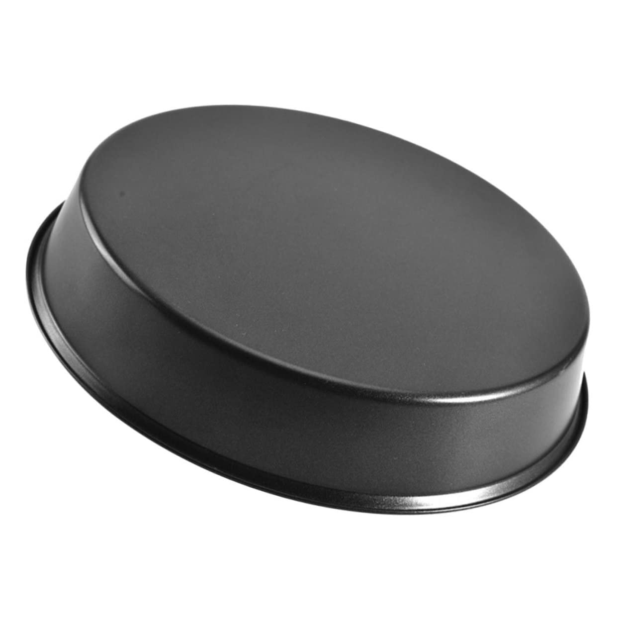 KICHOUSE Nonstick Round Pizza Tray Carbon Steel Baking Pan 21.5cm Diameter Oven Safe Great for Pizza and Cake Baking Dishwasher Safe