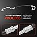 A-Premium A/C Discharge Line Hose Assembly Compatible with Honda Accord 2003 2004 2005 2006 2007, 2.4L, Compressor to Condenser, Sedan