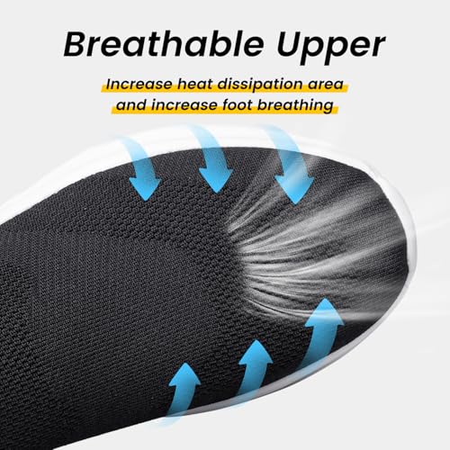 Image of BQQ Men's Slip-On Sneakers Lightweight Non Slip Walking & Workout Shoes Breathable Casual Tennis Shoes