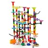 150Pcs Marble Run Maze Game Construction Building Toy, Marble Race Set with 30pcs Glow STEAM Building Toys Gift for Boys and Girls (Marble run-150)