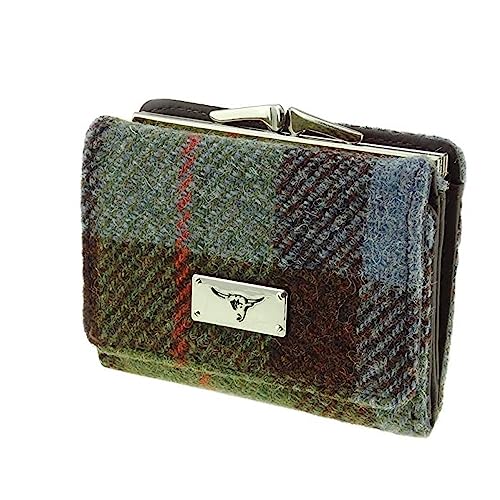Harris Tweed 'Unst' Small Purse in MacLeod Tartan