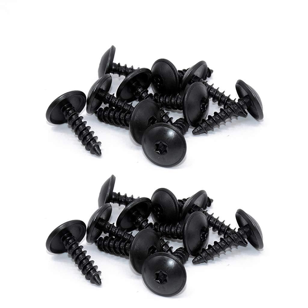 GTYLF 20pcs/ Engine Cover Undertray Splashguard Wheel Screw Fastener Clips
