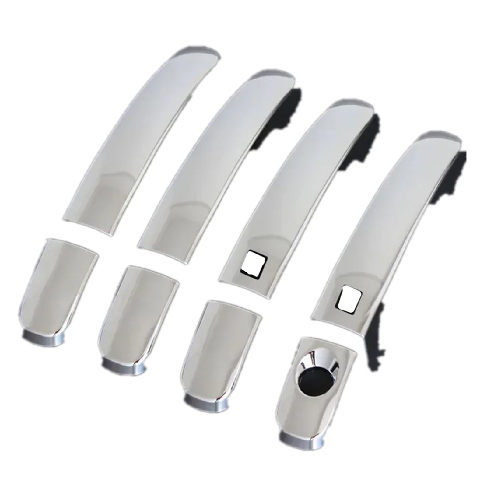 CFAYRLMS Door Pull Cover Compatible with for Ranger for Wildtrak for T6 for T7 for T8 2012-2021 Door Handle Cover ABS with for Smart Hole