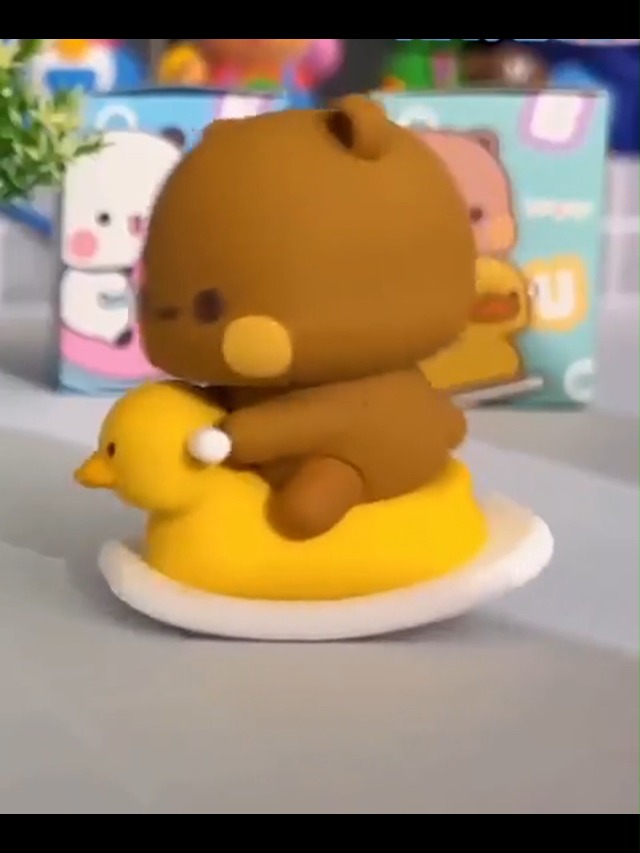 4 Pezzi Bubu E Dudu - Adorabili Statuine Panda Per Auto, Scrivania E Decorazione Casa