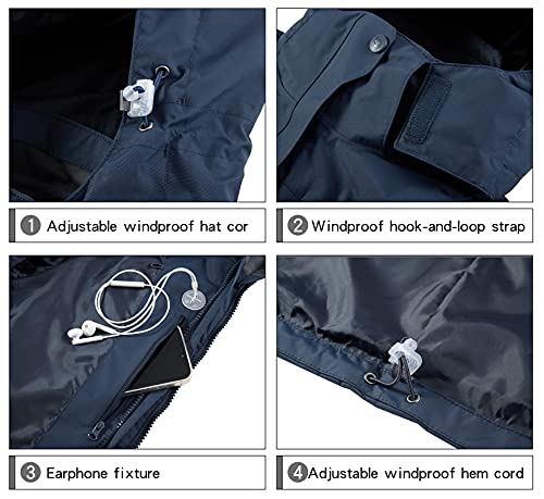 Camel Crown Women's Ski Jacket Waterproof 3 In 1 Winter Jacket Windproof Warm Fleece Hooded Snowboard Mountain Snow Coat #TOP3