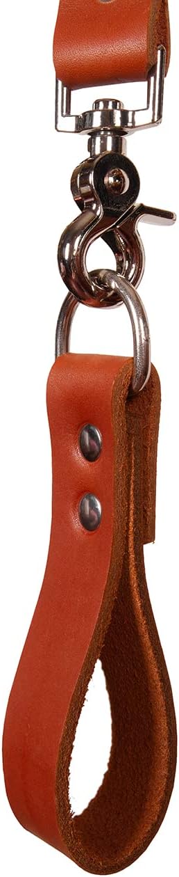 Leather Stronghold Suspension System, Comfortable Padded and Fully-Adjustable Padded Leather Tool Belt Suspenders.