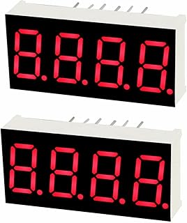 Tool parts Common Cathode 12 Pin 4 Bit 1.18 x 0.55 x 0.28 Inch 0.35