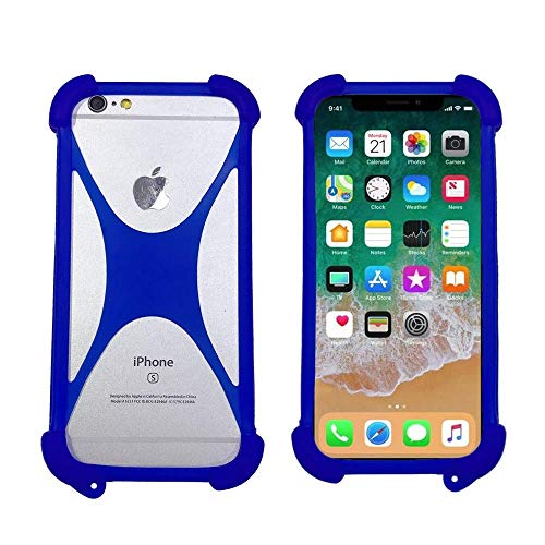 Soft Phone Case for Doogee Zoji Z33 X9 Mini X3 X5 X5S X6 X7 X10 X20 X30 X50 X20L X30L X50L X60L Shockproof Bumper Cover Flexible Silicone Case for Doogee Y6 Max Y300 Y200 Y100 Plus Nova Y100X (Blue)