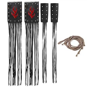 Qiilu Moto Kits guidon, Universelle 2pcs moto guidon gland frange poignée couvercle levier couverture