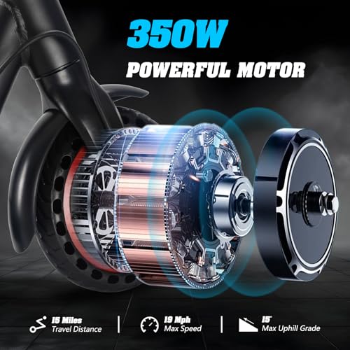Electric Scooter for Adults, 500W/350W Motor, 19Mph, 15/20