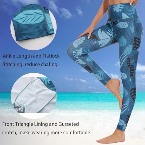 Image of Ubestyle Women's Swim Pants UPF 50+ High Waist Rash Guard Leggings
