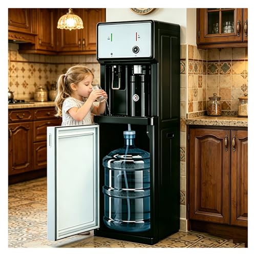 Dispensador De Agua Fria Carga Inferior, Enfriador De Agua Des Pie Consumo Directo, Se Calienta En 3 Segundos, 3 Ajustes Temperatura, Dispensador Aguas Garrafa, para El Hogar