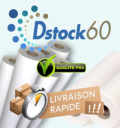 DRAP EXAMEN GAUFRÉ PURE OUATE BLANCHE 60 CM X 35 CM LOT DE 9 ROULEAUX LAIZE EXTRA LARGE