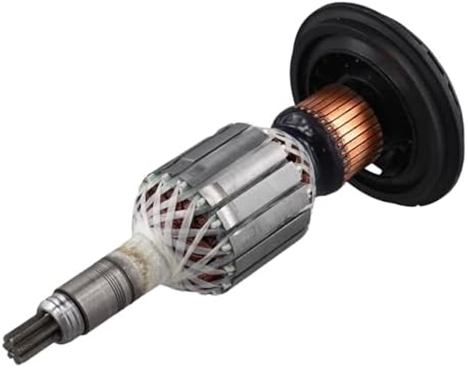 Rotor de alto rendimiento for martillos demoledores GBH11DE y GSH11E. Compatible con varios modelos. Unidad de rotor de armadura de repuesto