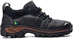 Tênis Adventure Resistente Para Trabalhos Pesados E Trilhas Reforçado Preto
