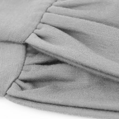 Image of DRESHOW 6 PCS Adjustable Headbands for Women Knotted Headbands Elastic Non-Slip Fashion Hair Bands for Workout Sports Running Yoga
