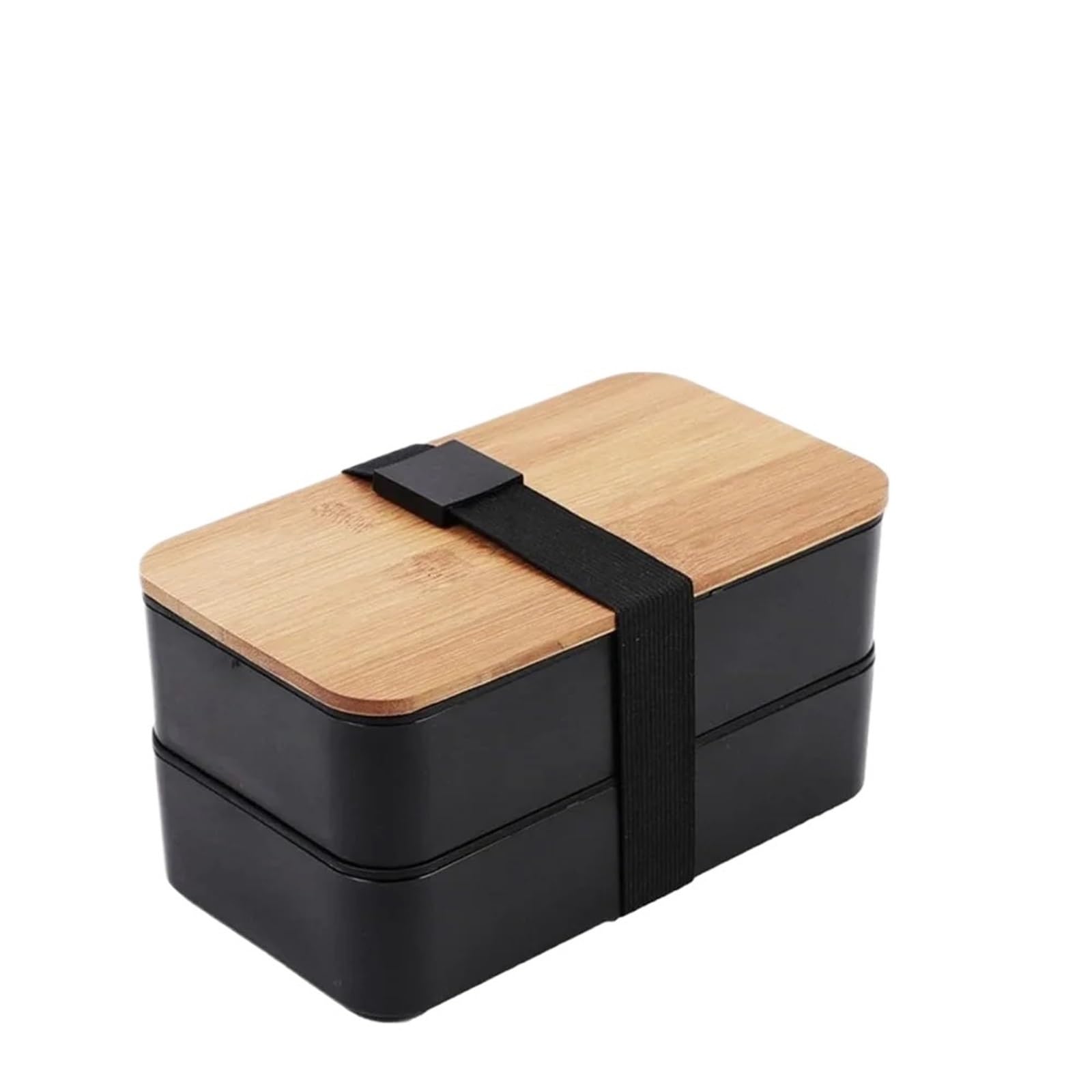 Schiscetta Pranzo Bento Box impilabile con borsa termica Bento Box divisa di grande capacità(WHITE)